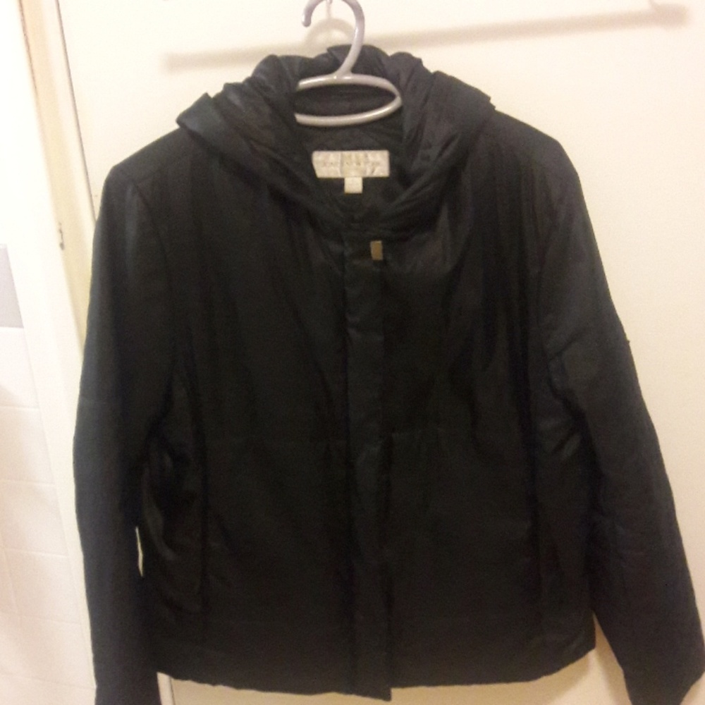 Hooded all weather jacket